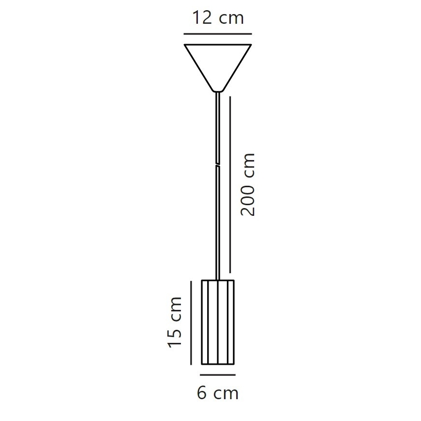 Nordlux - Κρεμαστό φωτιστικό οροφής ALANIS 1xGU10/15W/230V