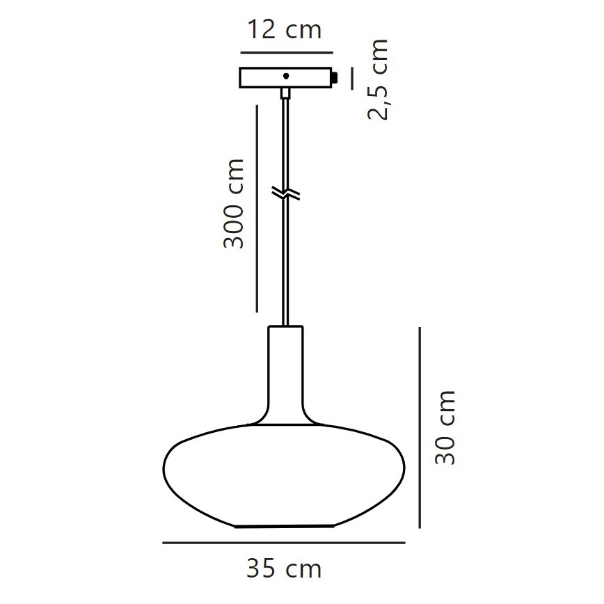 Nordlux - Κρεμαστό φωτιστικό οροφής ALTON 1xE27/60W/230V λευκό/μαύρο/χάλκινο