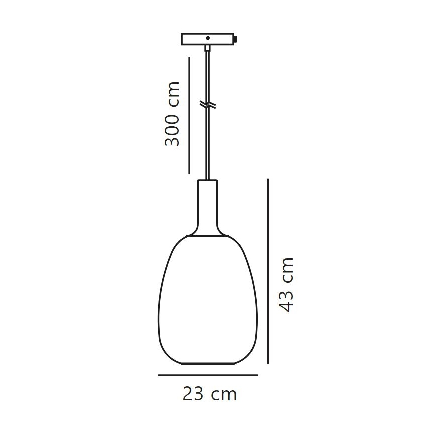 Nordlux - Κρεμαστό φωτιστικό οροφής ALTON 1xE27/60W/230V μαύρο