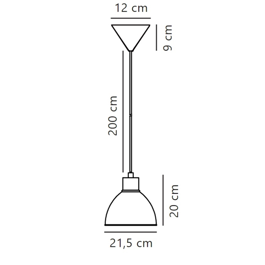 Nordlux -Κρεμαστό φωτιστικό οροφήςPOP 1xE27/40W/230V μαύρο/χρώμιο