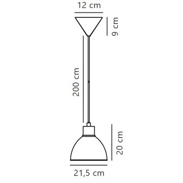 Nordlux - Πολύφωτο με συρματόσχοινο POP 1xE27/40W/230V μπεζ