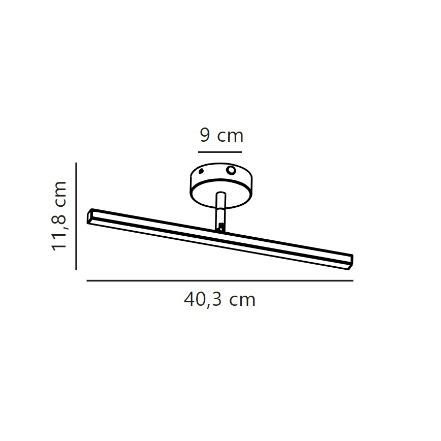 Nordlux - Φωτισμός καθρέφτη μπάνιου LED IP LED/6,2W/230V IP44 40 cm λευκό