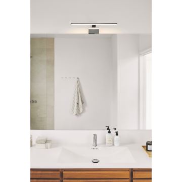 Nordlux - Φωτισμός καθρέφτη μπάνιου LED MARLEE LED/8,9W/230V IP44 3000K 50 cm γυαλιστερό χρώμιο