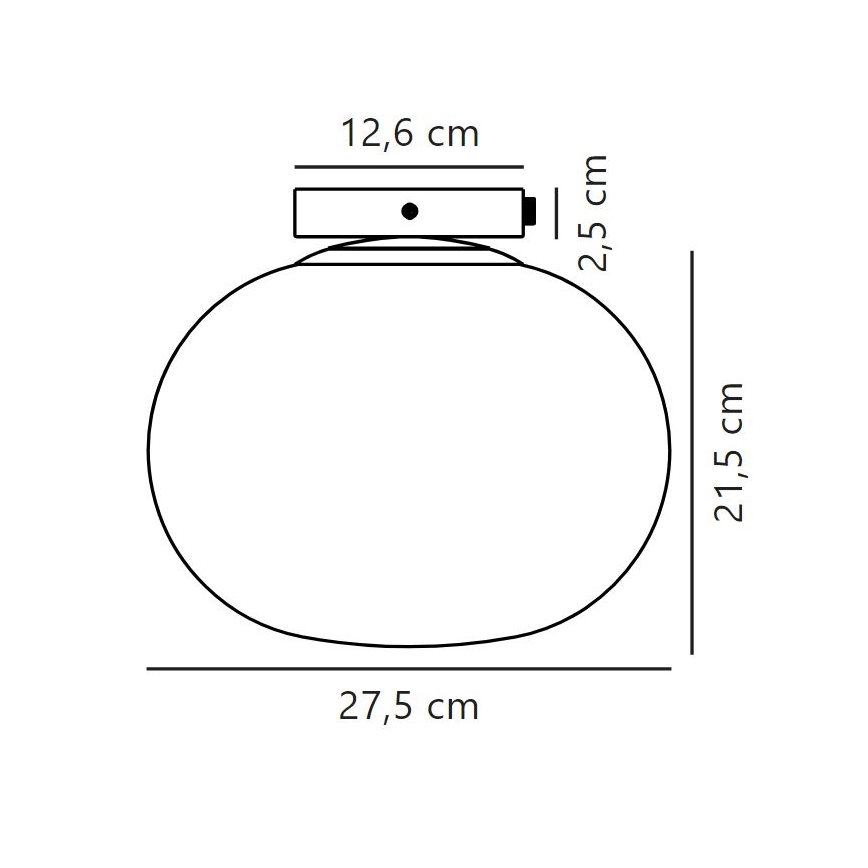 Nordlux - Φωτιστικό οροφής ALTON 1xE27/25W/230V