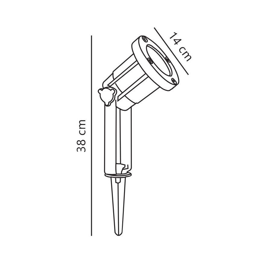 Nordlux - Φωτιστικό σποτ εξωτερικού χώρου SPOTLIGHT 1xGU10/35W/230V IP54