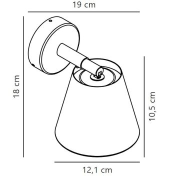 Nordlux - Φωτιστικό σποτ μπάνιου IP 1xGU10/8W/230V IP44