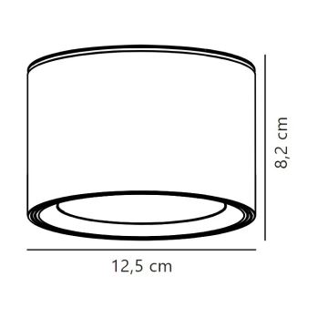 Nordlux - Φωτιστικό σποτ μπάνιου LED LANDON LED/6,5W/230V IP44 λευκό