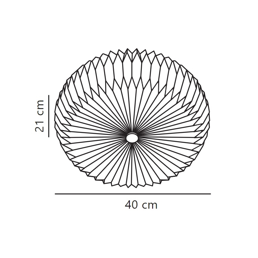 Nordlux - Φωτιστικό τοίχου BELLOY 2xE27/25W/230V διάμετρος 40 cm