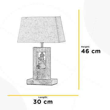 ONLI - Eπιτραπέζια λάμπα MIRIEL 1xE27/22W/230V