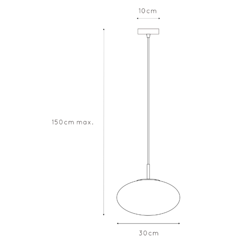 ONLI - Κρεμαστό φωτιστικό οροφής JANET 1xE27/6W/230V διάμετρος 30 cm