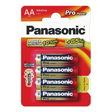 Panasonic LR6 PPG - 4τμχ αλκαλικές μπαταρίες AA Pro Power 1.5V