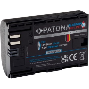 PATONA - Μπαταρία Canon LP-E6NH 2600mAh Li-Ion Platinum EOS R5/R6