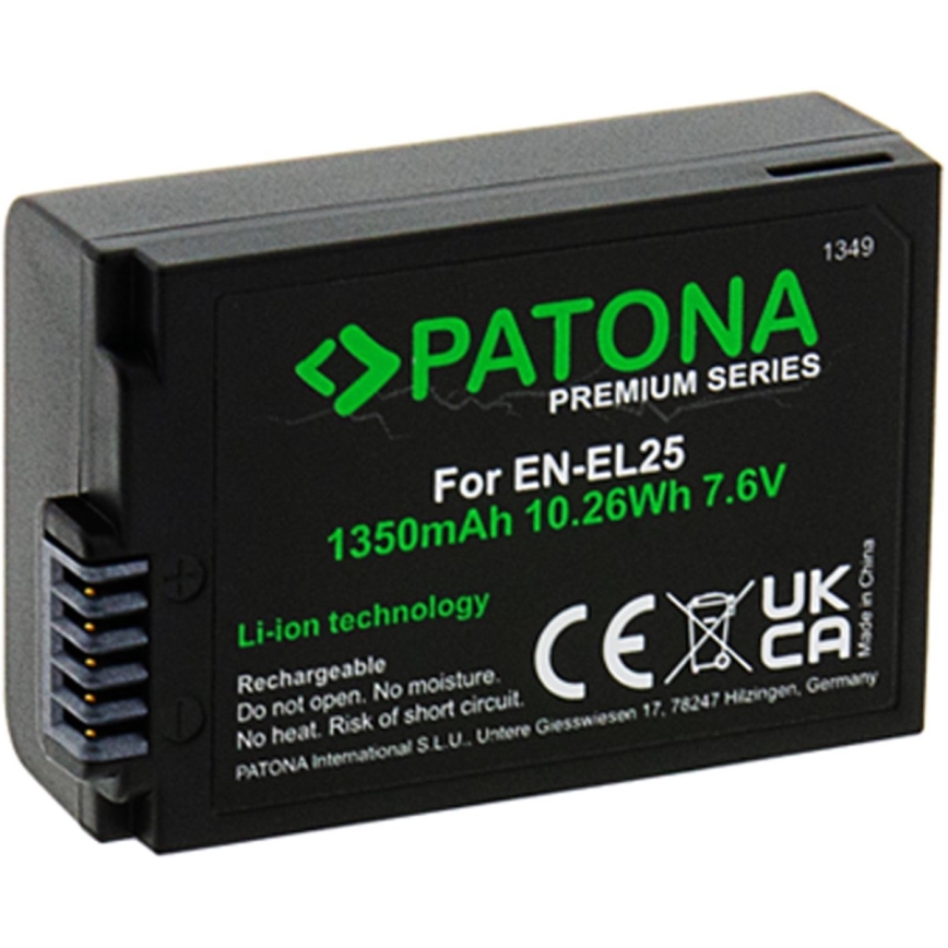 PATONA - Μπαταρία Nikon EN-EL25 1350mAh Li-Ion 7,6V Premium Z50/Z fc