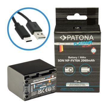 PATONA - Μπαταρία Sony NP-FV70A 2060mAh Li-Ion Platinum USB-C charging