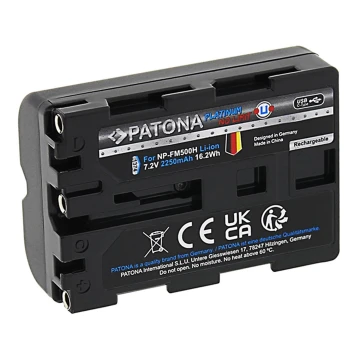 PATONA - Μπαταρία για Sony NP-FM500H 2250mAh Li-Ion Platinum με φόρτιση USB-C