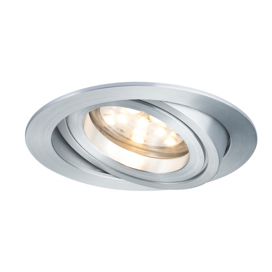 Paulmann 92817 - ΣΕΤ 3xLED/7W IP23 Χωνευτό φωτιστικό οροφής μπάνιου dimmimg COIN 230V