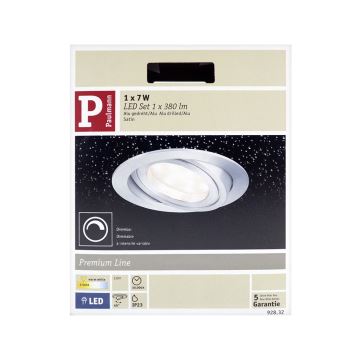 Paulmann 92832 - LED/7W Κρεμαστό φως οροφής μπάνιου dimmer COIN 230V