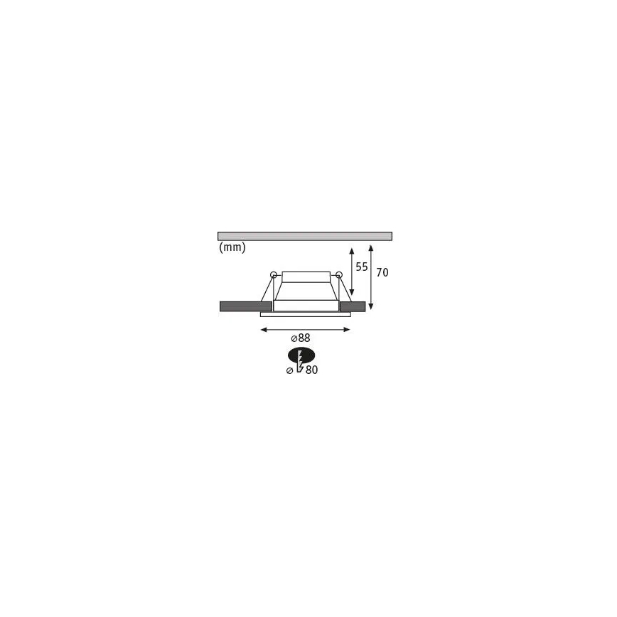 Paulmann 93402 - ΣΕΤ 3xLED/6W IP44 Κρεμαστό φωτιστικό οροφής μπάνιου dimmimg COLE 230V