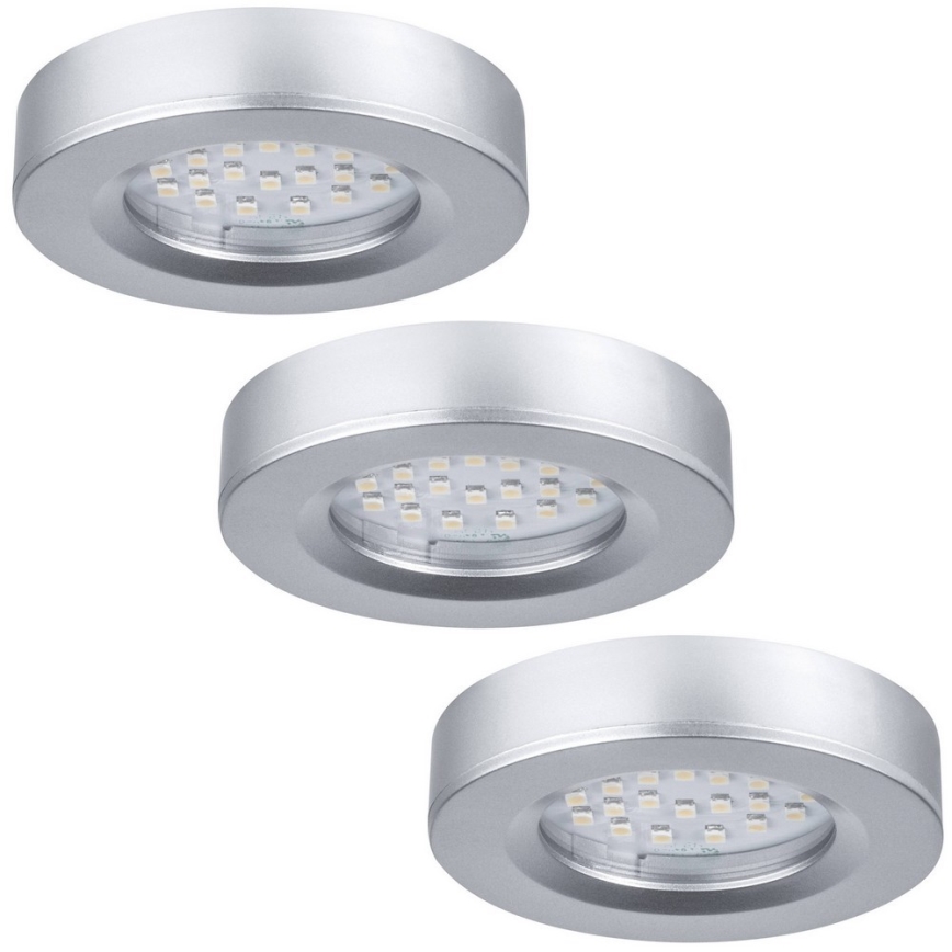 Paulmann 93580 - ΣΕΤ 3xLED/2,5W Χωνευτό φως FURNITURE 230/12V