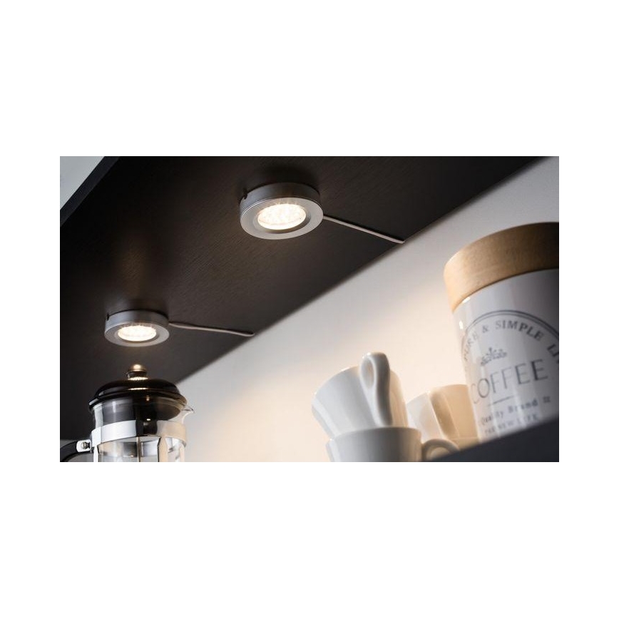 Paulmann 93580 - ΣΕΤ 3xLED/2,5W Χωνευτό φως FURNITURE 230/12V