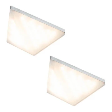 Paulmann 93584 - ΣΕΤ 2xLED/6,2W IP44 LED Φωτιστικό πάγκου KITE 230V