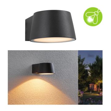 Paulmann 94713 - LED/6W IP44 Επιτοίχιο φωτιστικό εξωτερικού χώρου CAPERA 230V