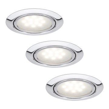 Paulmann 99814 - ΣΕΤ 3x Κρεμαστό φως οροφής LED MICRO LINE LED/1W/230V/12V