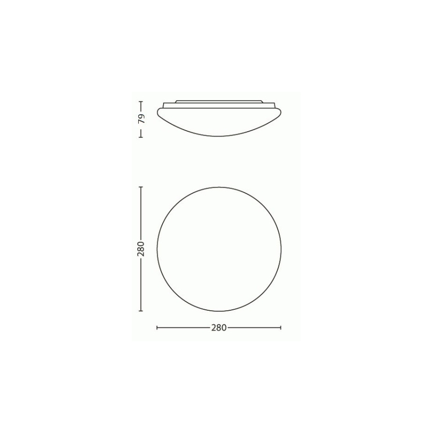 Philips - LED Φωτιστικό οροφής LED/9,6W/230V