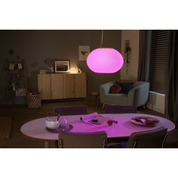 Philips - LED RGBW Πολύφωτο dimming με συρματόσχοινο Hue FLOURISH LED/39W/230V