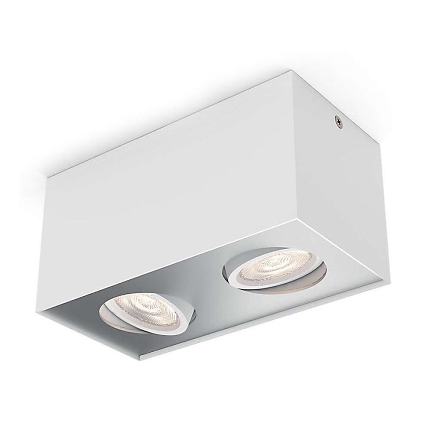 Philips 50492/31/P0 - Φωτιστικό σποτ Dimming LED MYLIVING BOX 2xLED/4,5W/230V