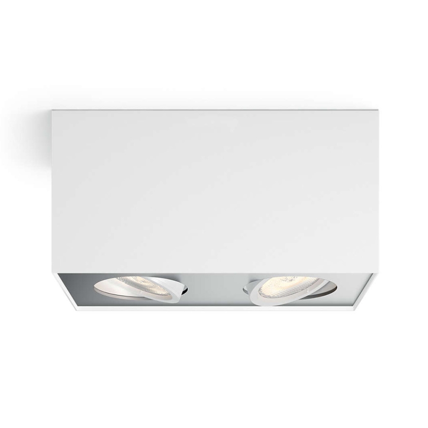 Philips 50492/31/P0 - Φωτιστικό σποτ Dimming LED MYLIVING BOX 2xLED/4,5W/230V