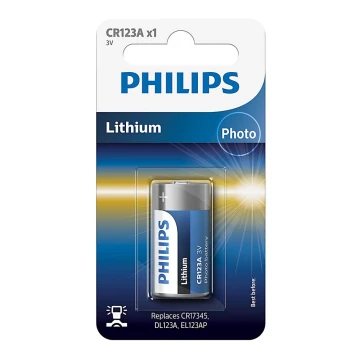Philips CR123A/01B - Στοιχείο λιθίου CR123A MINICELLS 3V 1600mAh