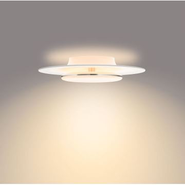 Philips- LED Dimmable φωτιστικό οροφής SCENE SWITCH LED/30W/230V 2700K ασήμι