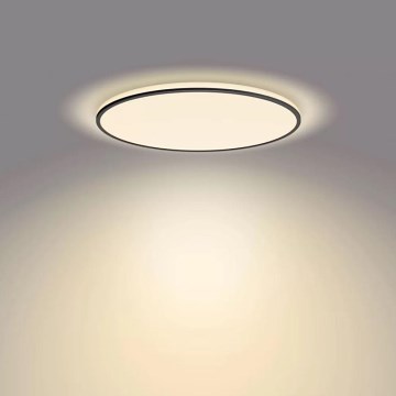 Philips - LED Dimmable φωτιστικό οροφής SCENE SWITCH LED/36W/230V διάμετρος 50 cm 2700K μαύρο