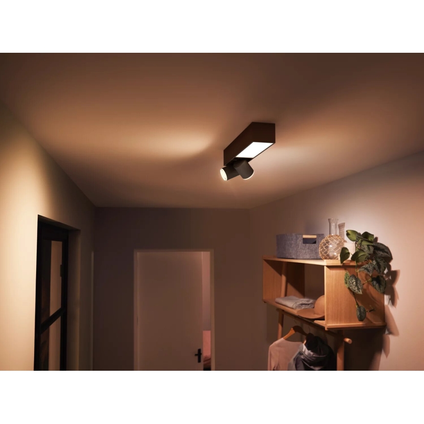 Philips - LED RGBW Dimmable σποτ Hue CENTRIS 2xGU10/4,2W/230V + LED/11W 2000-6500K