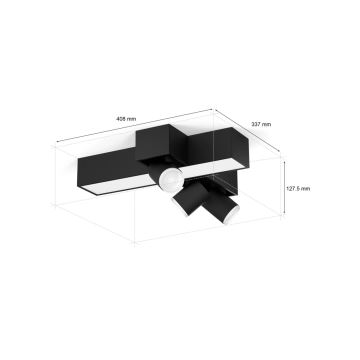 Philips - LED RGBW Dimmable σποτ Hue CENTRIS 3xGU10/4,2W/230V + LED/11W 2000-6500K