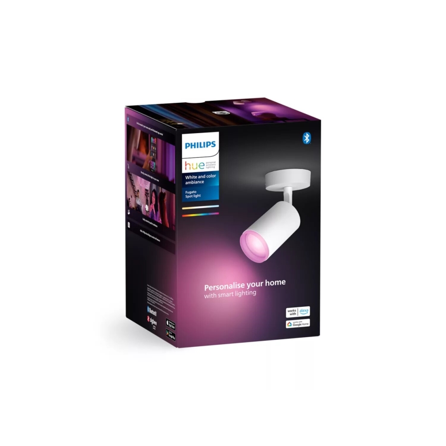 Philips - LED RGBW Dimmable σποτ Hue FUGATO 1xGU10/4,2W/230V 2000-6500K λευκό