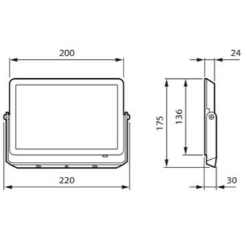 Philips - LED Προβολέας DECOFLOOD LED/50W/230V IP65