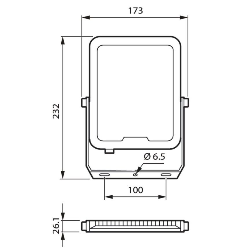 Philips - LED Προβολέας LED/50W/230V 4000K IP65