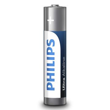 Philips LR03E4B/10 - 4 τμχ Αλκαλική μπαταρία AAA ULTRA ALKALINE 1,5V 1250mAh