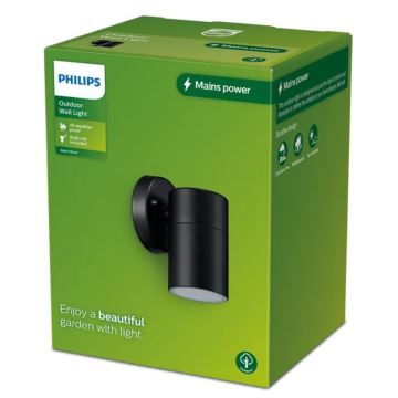 Philips - Επιτοίχιο φωτιστικό εξωτερικού χώρου KYLIS 1xGU10/25W/230V IP44