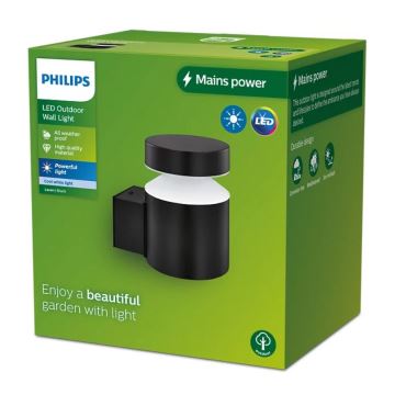 Philips - Επιτοίχιο φωτιστικό εξωτερικού χώρου LED LAVEN LED/6W/230V 4000K IP44