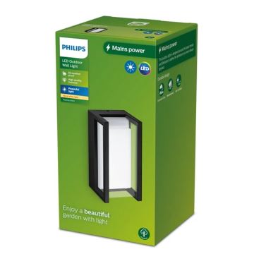 Philips - Επιτοίχιο φωτιστικό εξωτερικού χώρου LED PYRONA LED/12W/230V IP44