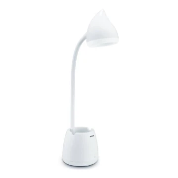 Philips - Επιτραπέζιο φωτιστικό αφής LED Dimmable HAT LED/4,5W/5V 3000/4000/5700K CRI 90