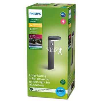 Philips - Ηλιακό φωτιστικό LED με αισθητήρα LED/1,2W/4V 4000K IP44