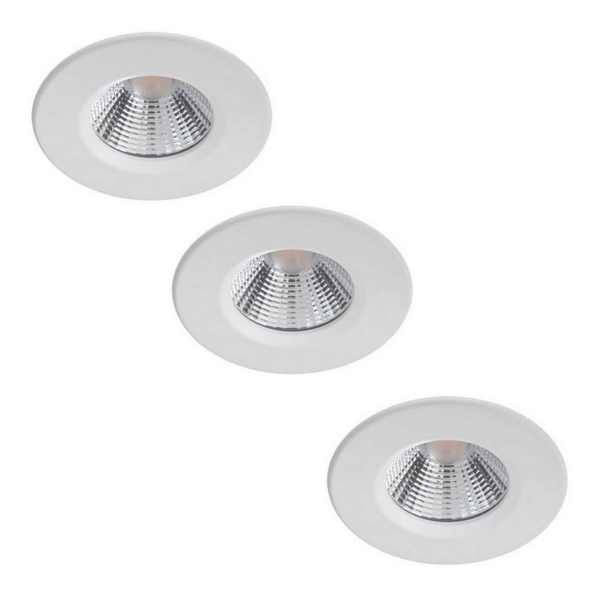 Philips - ΣΕΤ 3x LED Φωτιστικά μπάνιου με ρύθμιση φωτισμού LED/5,5W/230V 2700K IP65