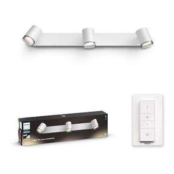 Philips - Φως μπάνιου dimmer LED Hue ADORE 3xGU10/5W/230V IP44