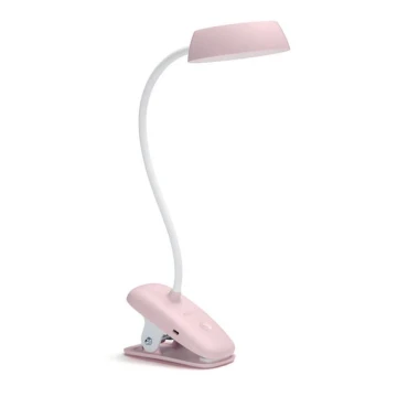 Philips - Φωτιστικό LED Dimmable με κλιπ DONUTCLIP LED/3W/5V ροζ