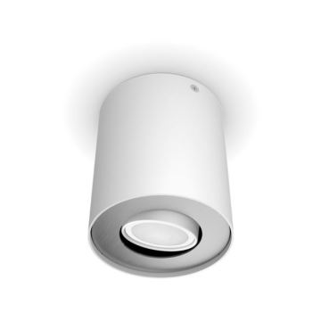 Philips - Φωτιστικό σποτ Dimming LED Hue PILLAR 1xGU10/4,2W/230V 2200-6500K + τηλεχειριστήριο λευκό