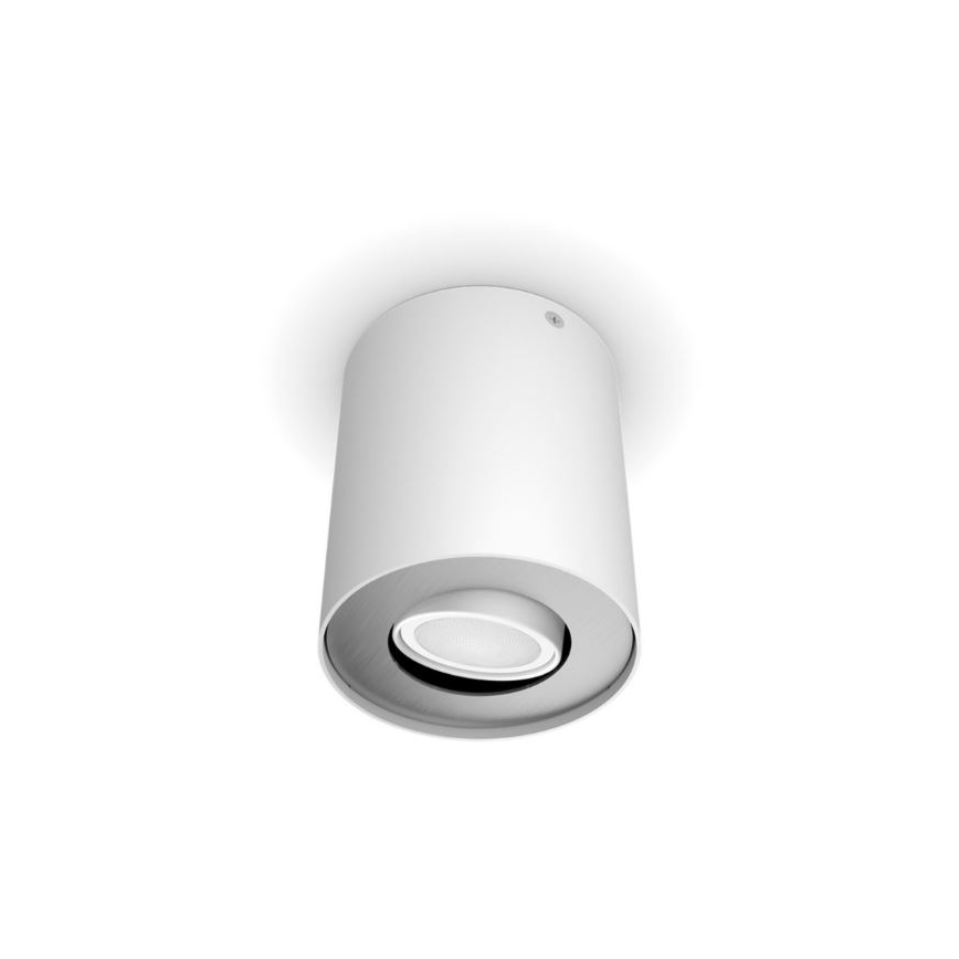 Philips - Φωτιστικό σποτ Dimming LED Hue PILLAR 1xGU10/4,2W/230V 2200-6500K + τηλεχειριστήριο λευκό